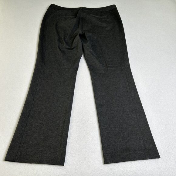 Talbots Women's Size 14W NWT Straight Leg Ponte Knit Pants Full Length Gray - Picture 3 of 8